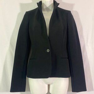 Ralph Lauren Wool Blazer Stand Up Collar Unlined
